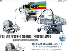 Tablet Screenshot of irriland.it